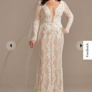 Davids Bridal Brand New With Tags Size 14 Wedding Dress